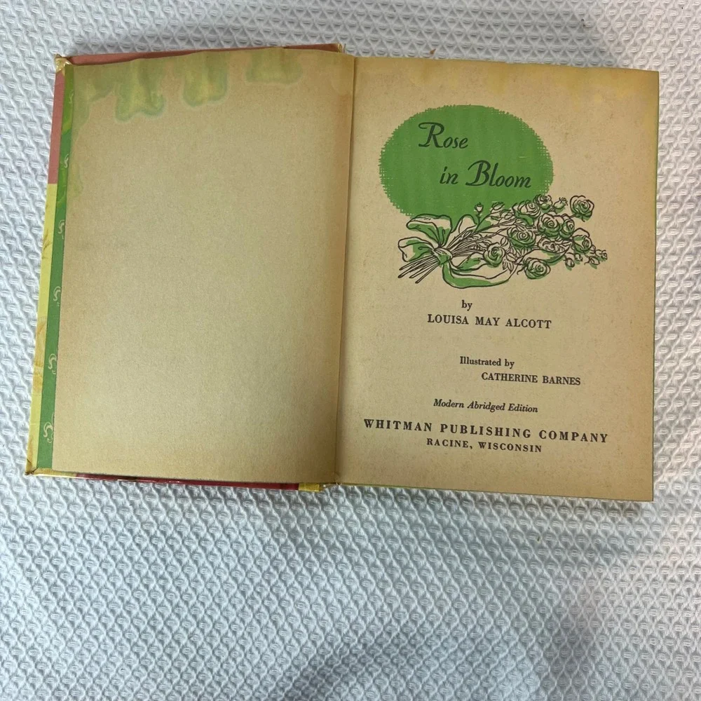 Rose in Bloom Louisa May Alcott 1955 Whitman Publishing‎ Modern Abridged Edition